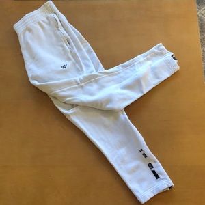 Jordan WHY NOT? White sweatpants